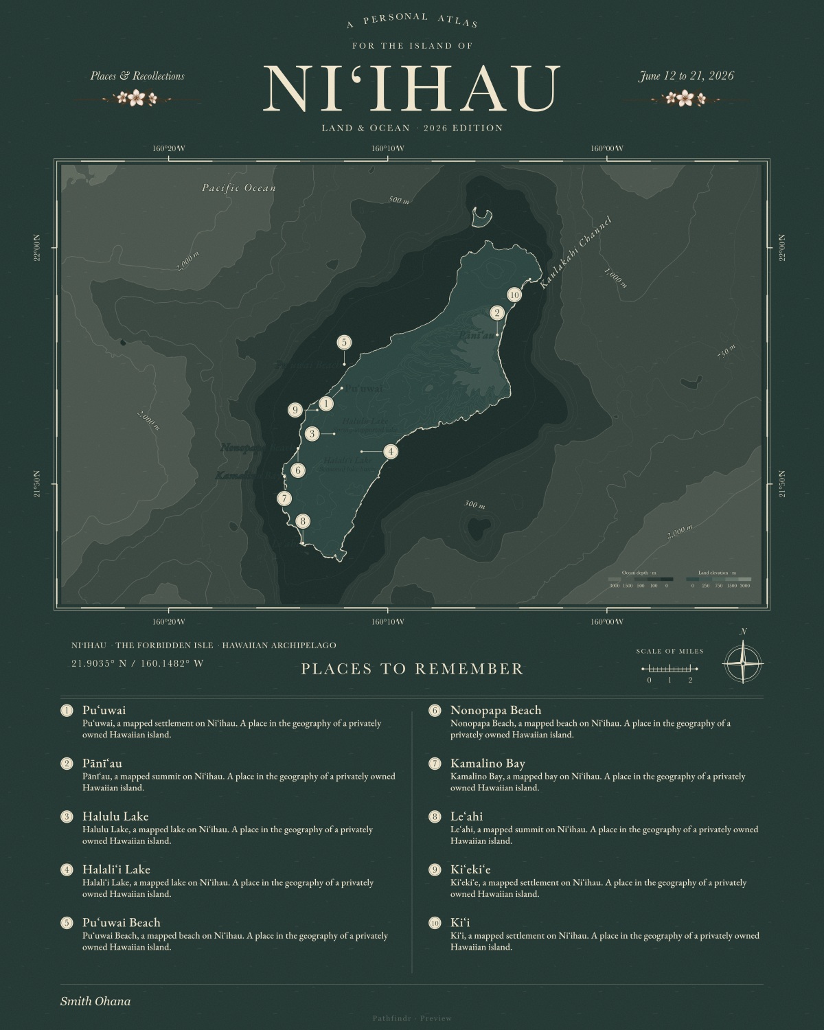 Niʻihau Personal Atlas in After Hours
